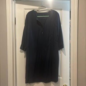 Ann Taylor Navy Sheath Dress